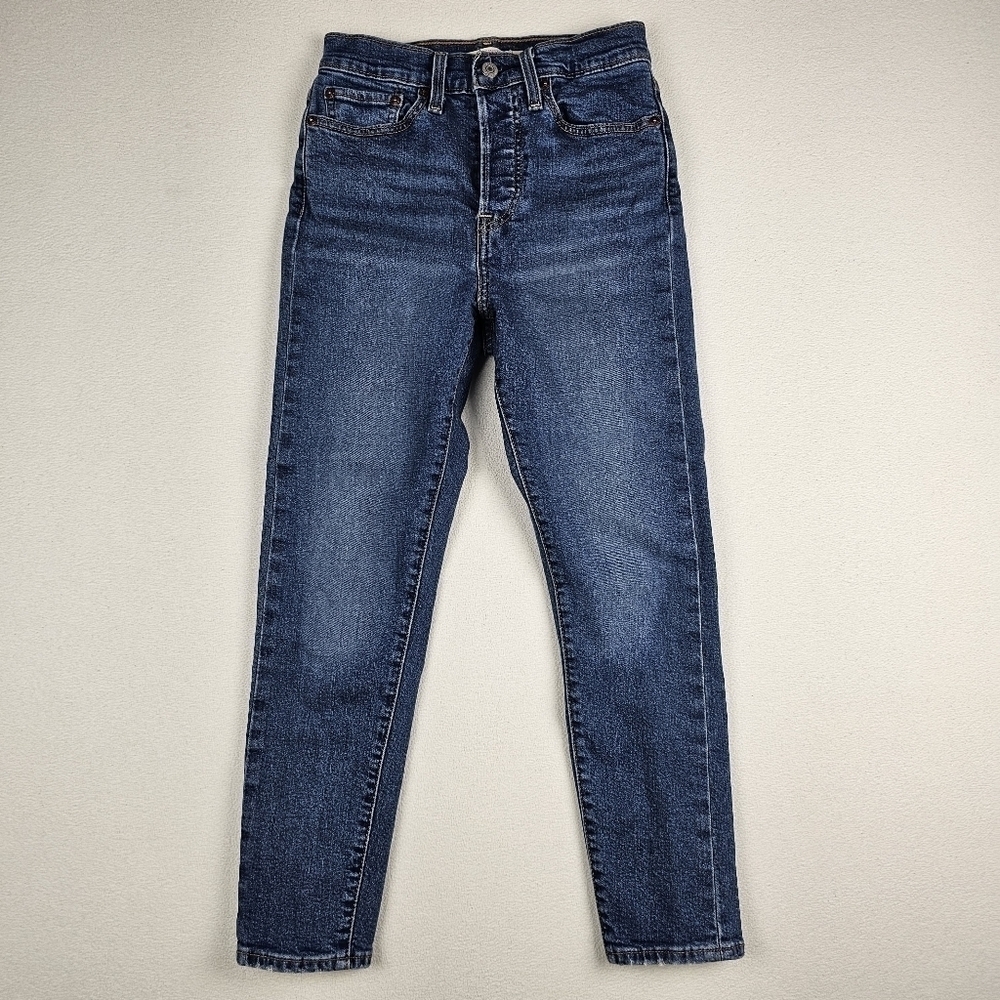 Levi's Wedgie Skinny Jeans Dark Wash Stretch Size 27